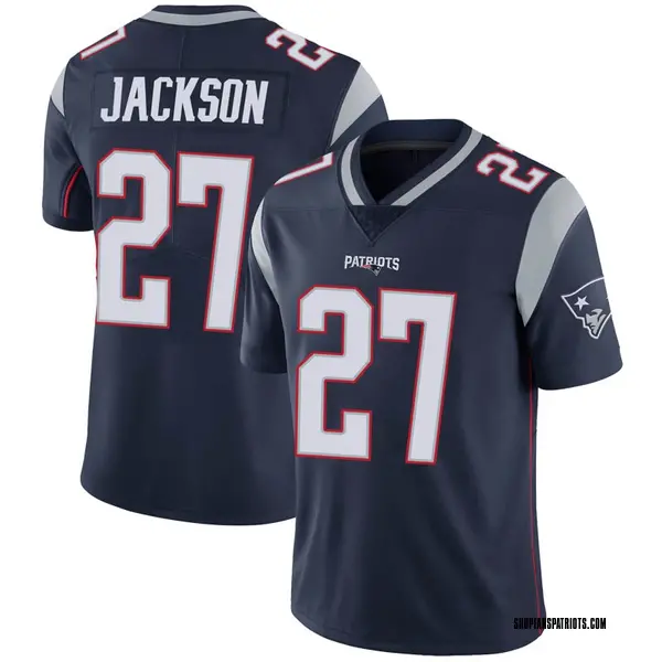 Men's Nike New England Patriots J.C. Jackson 100th Vapor Jersey - Navy ...