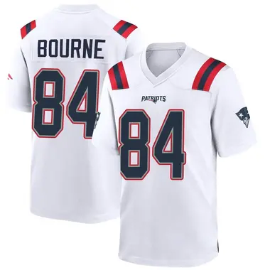 Men's Nike Kendrick Bourne Navy New England Patriots Game Jersey