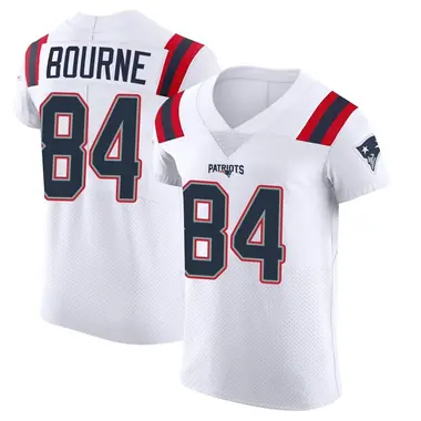 Men's Nike Kendrick Bourne Navy New England Patriots Game Jersey