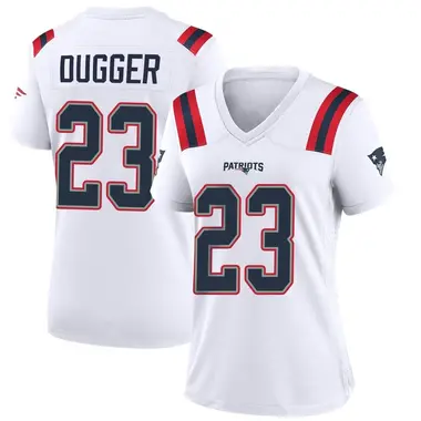 Men's Nike New England Patriots Kyle Dugger Olive 2022 Salute To Service  Jersey - Limited